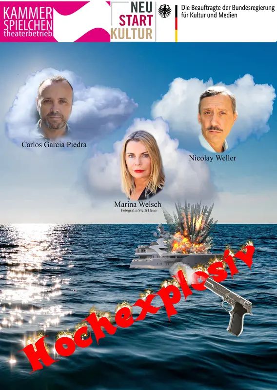 Plakat Hochexplosiv - 002 Hocheplosiv- Marina Welsch Schauspielerin