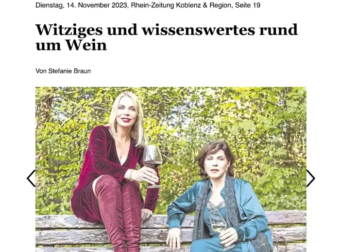 Pressebericht zum Programm vom Weinen und Lachen